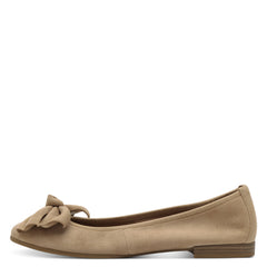 Tamaris Balerini dama 1 22141 44 taupe velur ID4421-TPEV