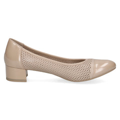 Caprice Pantofi dama perforati 9 22504 44 bej ID4422-BEJ