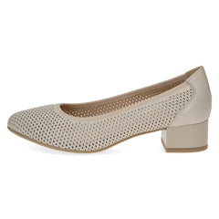 Caprice Pantofi dama perforati 9 22501 44 crem ID4426-CRM