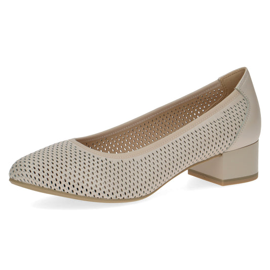 Caprice Pantofi dama perforati 9 22501 44 crem ID4426-CRM