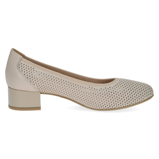 Caprice Pantofi dama perforati 9 22501 44 crem ID4426-CRM