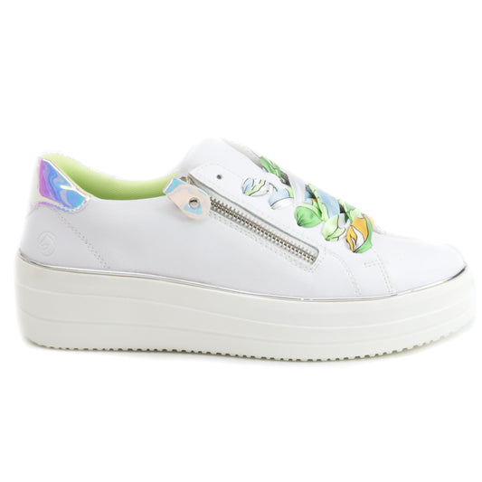 Remonte Sneakers dama D1C06 80 alb+multicolor ID4429-ALB.MCL