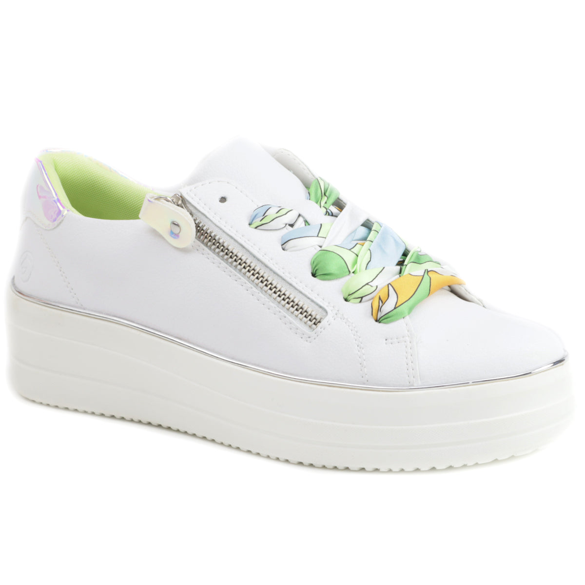 Remonte Sneakers dama D1C06 80 alb+multicolor ID4429-ALB.MCL