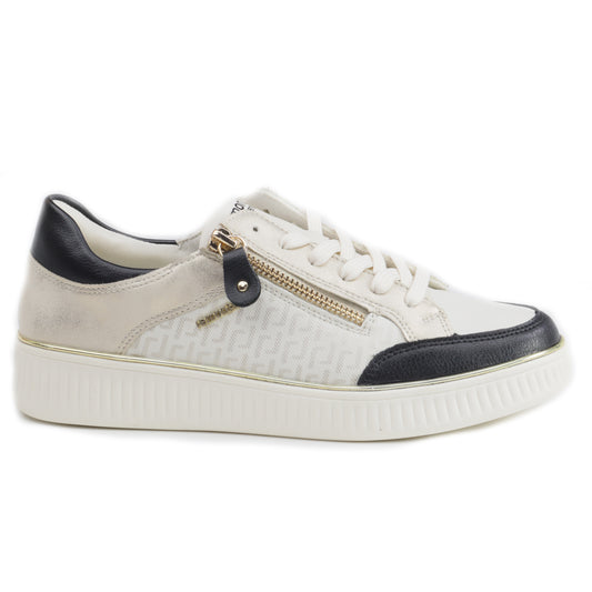 Remonte Sneakers dama D2E04 80 WHITE/BLACK ID4438-WBK