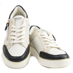 Remonte Sneakers dama D2E04 80 WHITE/BLACK ID4438-WBK