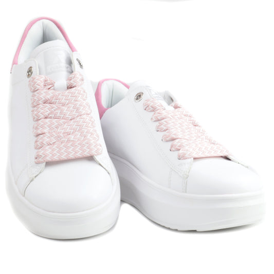 Rieker Sneakers dama W1201 82 WHITE/PINK ID4441-WPK