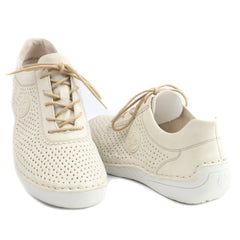Rieker Pantofi dama perforati 52546 60 bej ID4443-BEJ