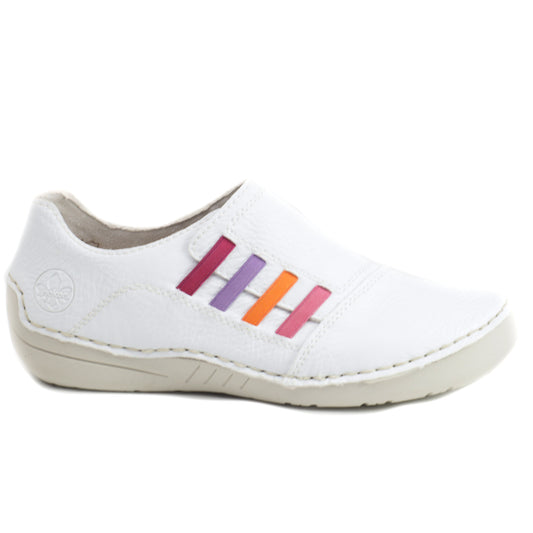 Rieker Pantofi dama 52560 80 alb ID4444-ALB