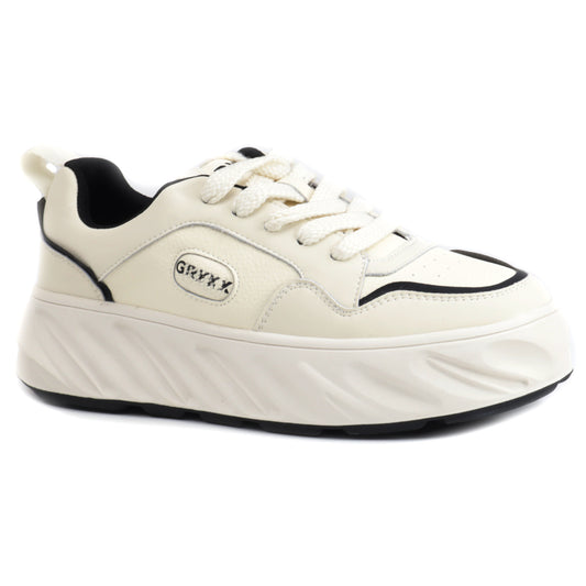 GRYXX Pantofi dama 8FE23078A PDPD 47 Z WHITE/BLACK ID4465-WBK