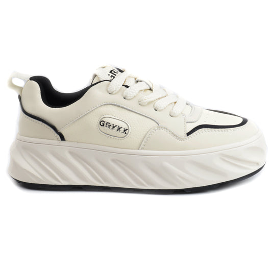 GRYXX Pantofi dama 8FE23078A PDPD 47 Z WHITE/BLACK ID4465-WBK