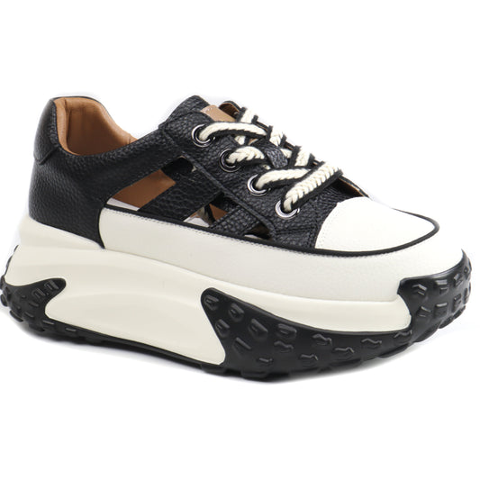 Franco Gerardo Pantofi dama decupati 9071 1 BLACK ID4467-BLK