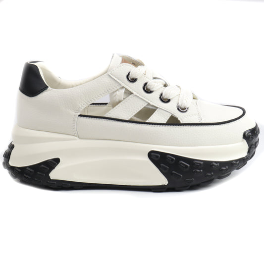 Franco Gerardo Pantofi dama decupati 9071 1 WHITE ID4467-WHT