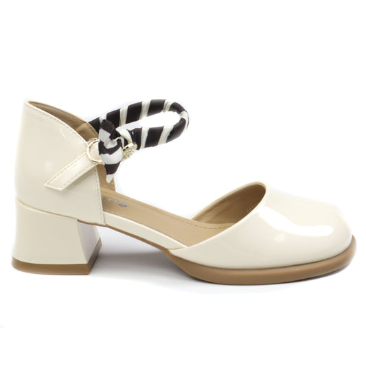 Feeling Pantofi dama decupati 582309 BEIGE ID4486-BEIGE