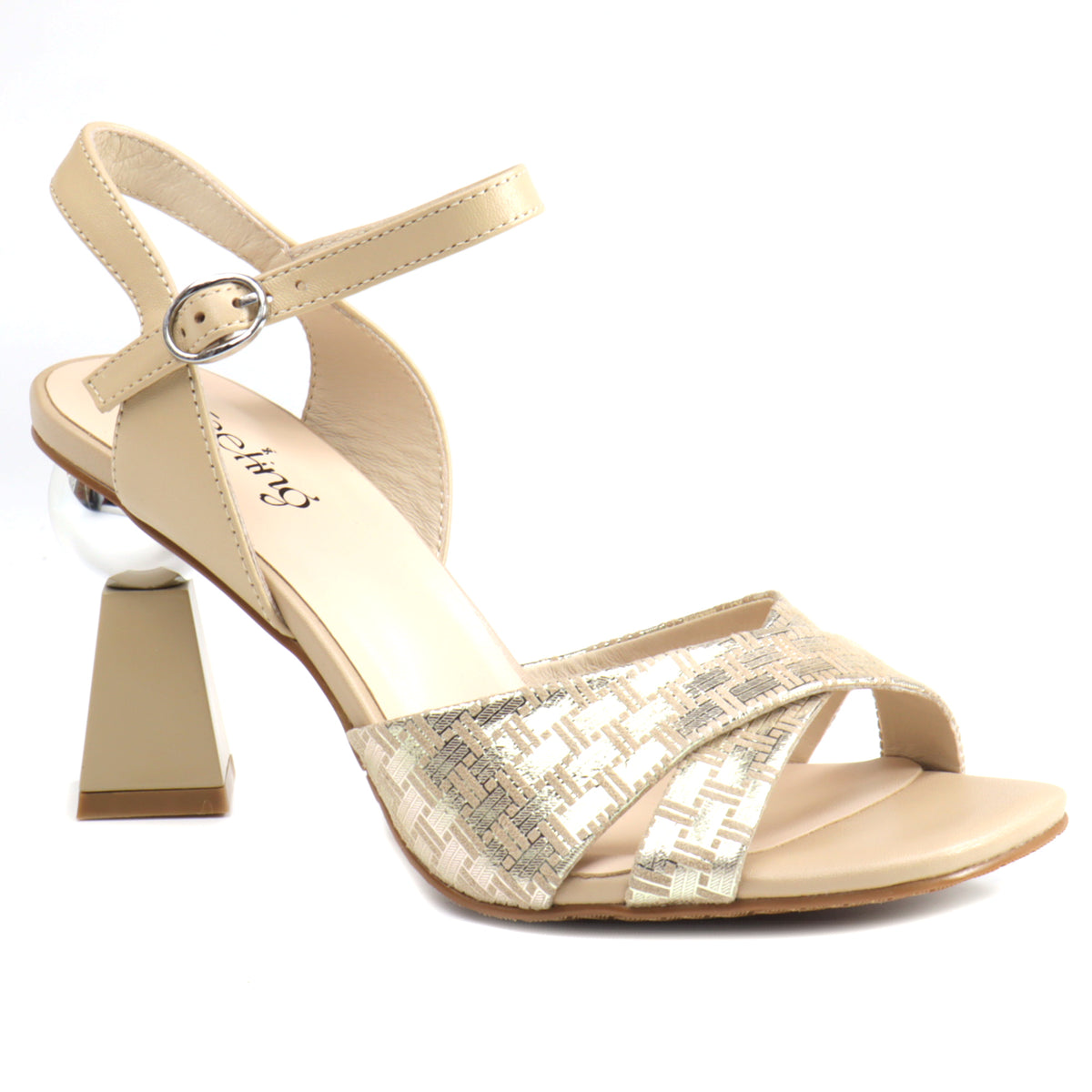 Feeling Sandale dama piele naturala 25 016 01 GOLD ID4494-GLD