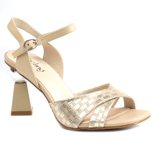 Feeling Sandale dama piele naturala 25 016 01 GOLD ID4494-GLD