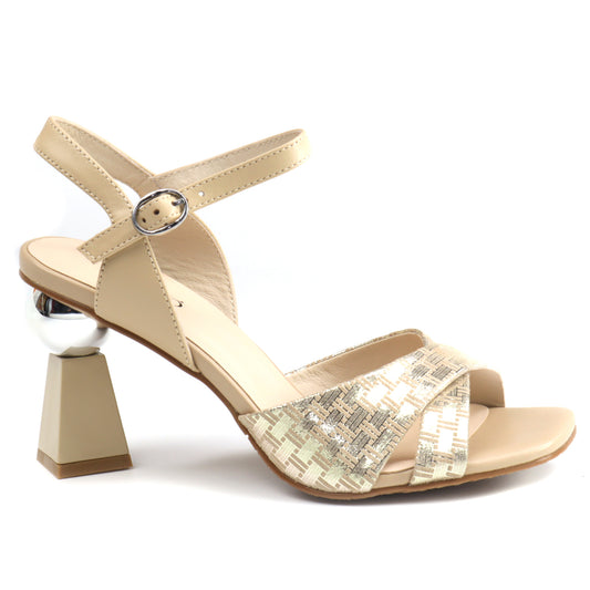 Feeling Sandale dama piele naturala 25 016 01 GOLD ID4494-GLD