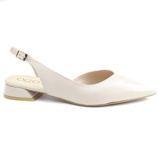AGA Pantofi dama decupati PFA 1379.535 bej ID4500-BEJ