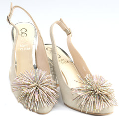 AGA Pantofi dama decupati PFA 1849.2132.1621 bej ID4504-BEJ
