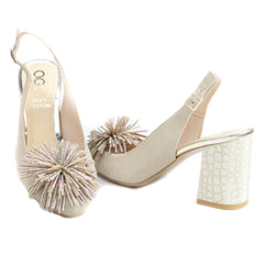 AGA Pantofi dama decupati PFA 1849.2132.1621 bej ID4504-BEJ