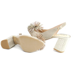 AGA Pantofi dama decupati PFA 1849.2132.1621 bej ID4504-BEJ