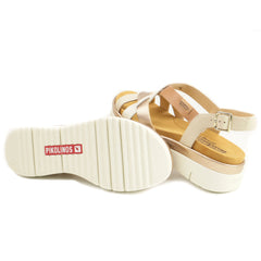 Pikolinos Sandale dama piele naturala PALMA W4N 0650C1 MARFIL ID4518-MARF