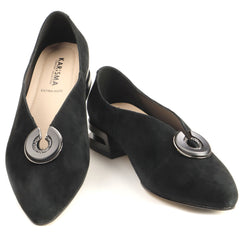 Karisma Pantofi dama JYJY60010B 01 I negru velur ID4582-NGV