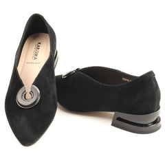 Karisma Pantofi dama JYJY60010B 01 I negru velur ID4582-NGV