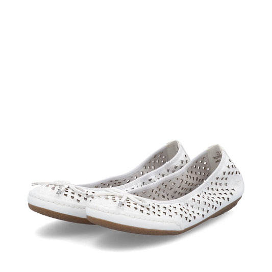 Rieker Balerini dama 41489 80 alb ID4588-ALB