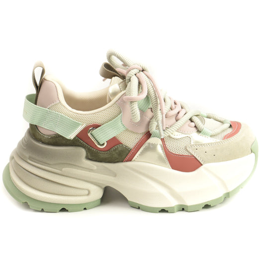 Pass Collection Pantofi dama 5SSH60003A J1 Z vernil multicolor ID4596-VERM
