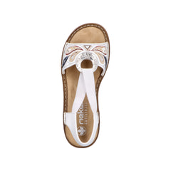 Rieker Sandale dama 608B4 80 alb ID4597-ALB