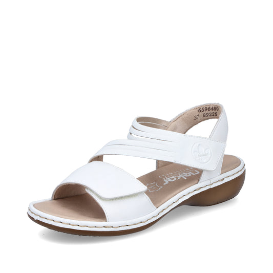 Rieker Sandale dama 65964 80 alb ID4601-ALB
