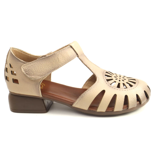 Formazione Pantofi dama decupati 631 apricot ID4610-APR