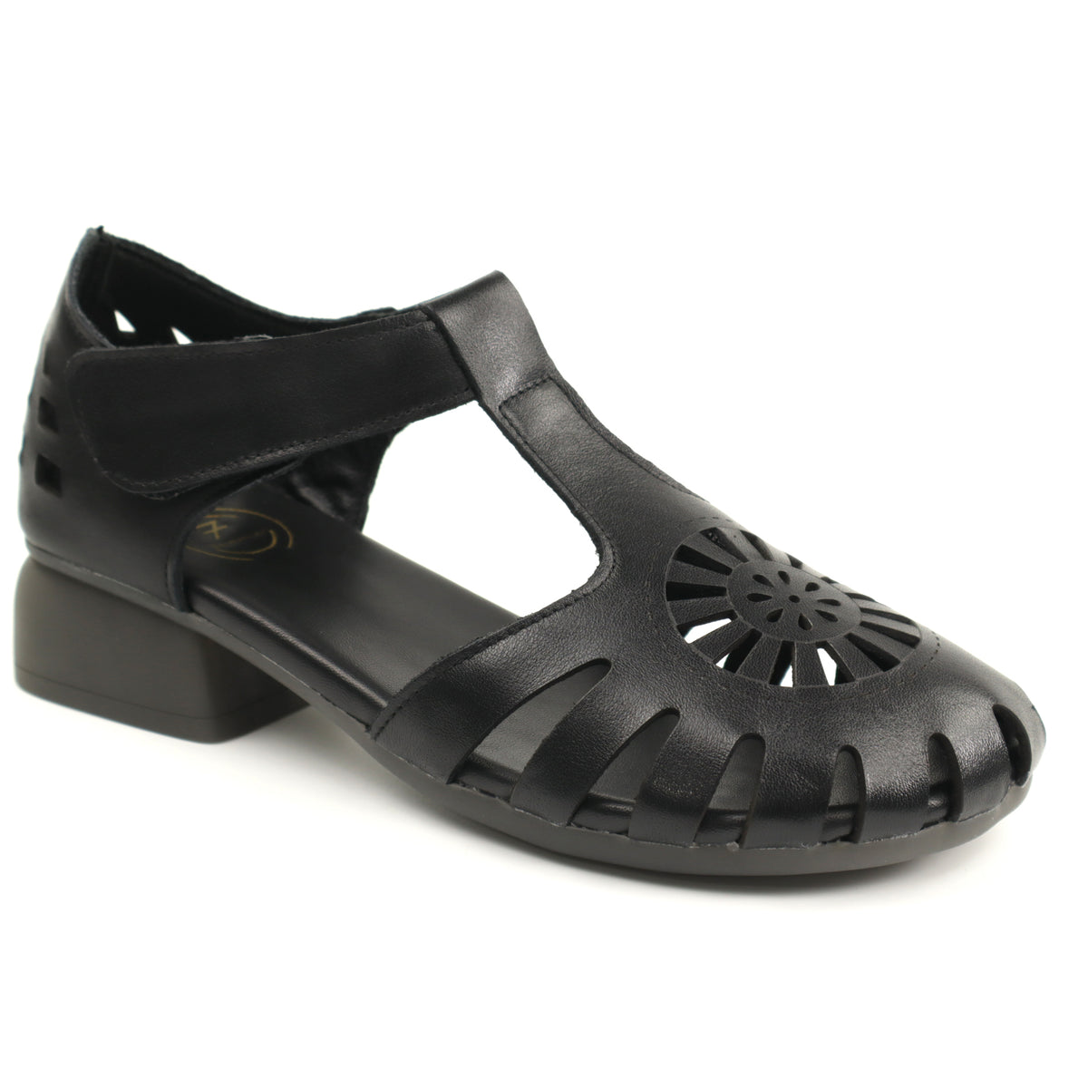 Formazione Pantofi dama decupati 631 BLACK ID4610-BLK