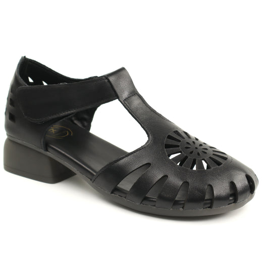 Formazione Pantofi dama decupati 631 BLACK ID4610-BLK