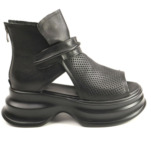 Franco Gerardo Ghete dama vara piele naturala 5881 BLACK ID4612-BLK