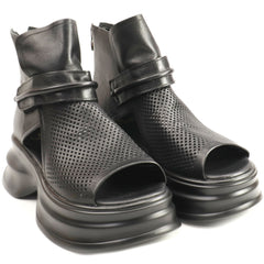 Franco Gerardo Ghete dama vara piele naturala 5881 BLACK ID4612-BLK