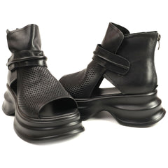 Franco Gerardo Ghete dama vara piele naturala 5881 BLACK ID4612-BLK