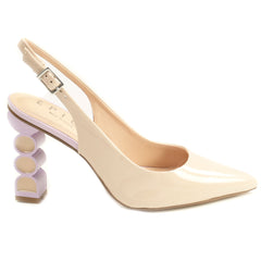 Epica Pantofi dama decupati OE1484 497 843 03 L bej lac ID4620-BJL