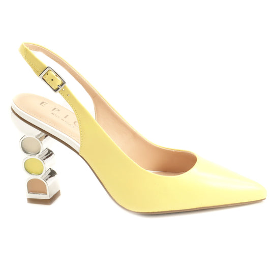 Epica Pantofi dama decupati OE1484 497 843 08 N galben ID4621-GLB