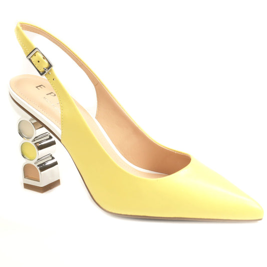 Epica Pantofi dama decupati OE1484 497 843 08 N galben ID4621-GLB