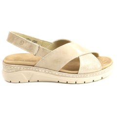 Suave Sandale dama piele naturala SU12505VT MOSTAR 03 N bej ID4626-BEJ