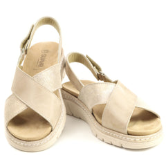 Suave Sandale dama piele naturala SU12505VT MOSTAR 03 N bej ID4626-BEJ