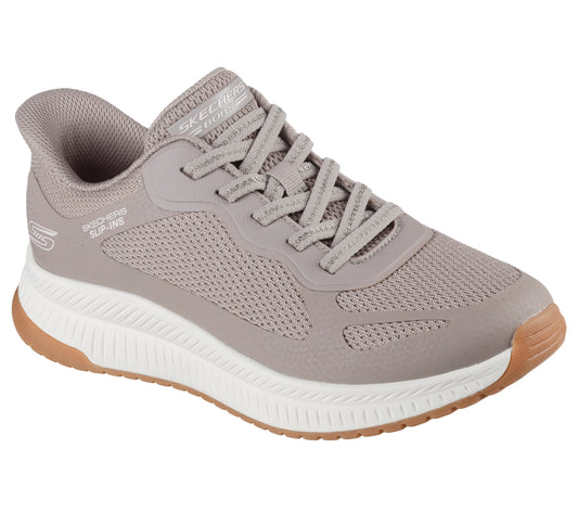Skechers Pantofi dama sport Slip Ins BOBS SQUAD 4 STAPLE LOOK 117624 TAUPE ID4630-TPE