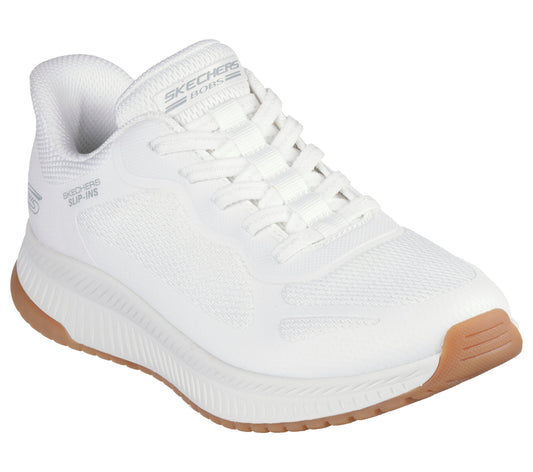 Skechers Pantofi dama sport Slip Ins BOBS SQUAD 4 STAPLE LOOK 117624 WHITE ID4630-WHT