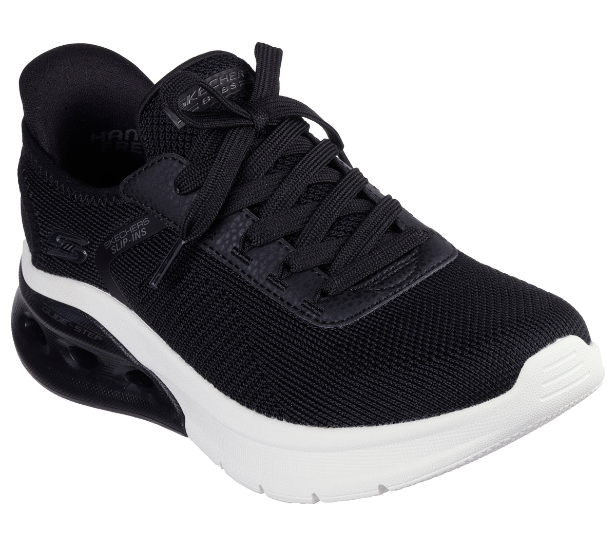 Skechers Pantofi dama sport Slip Ins BOBS ARC WAVES 2.0 NOW IT 117638 LILAC BLACK ID4632-BLK