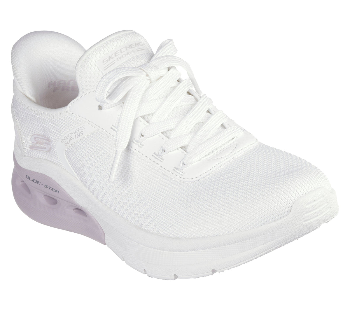 Skechers Pantofi dama sport Slip Ins BOBS ARC WAVES 2.0 NOW IT 117638 LILAC OFF WHITE ID4632-OFWT