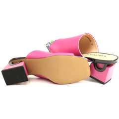 Karisma Papuci dama eleganti V1BJ40014D 81 N fucsia ID4635-FUCS