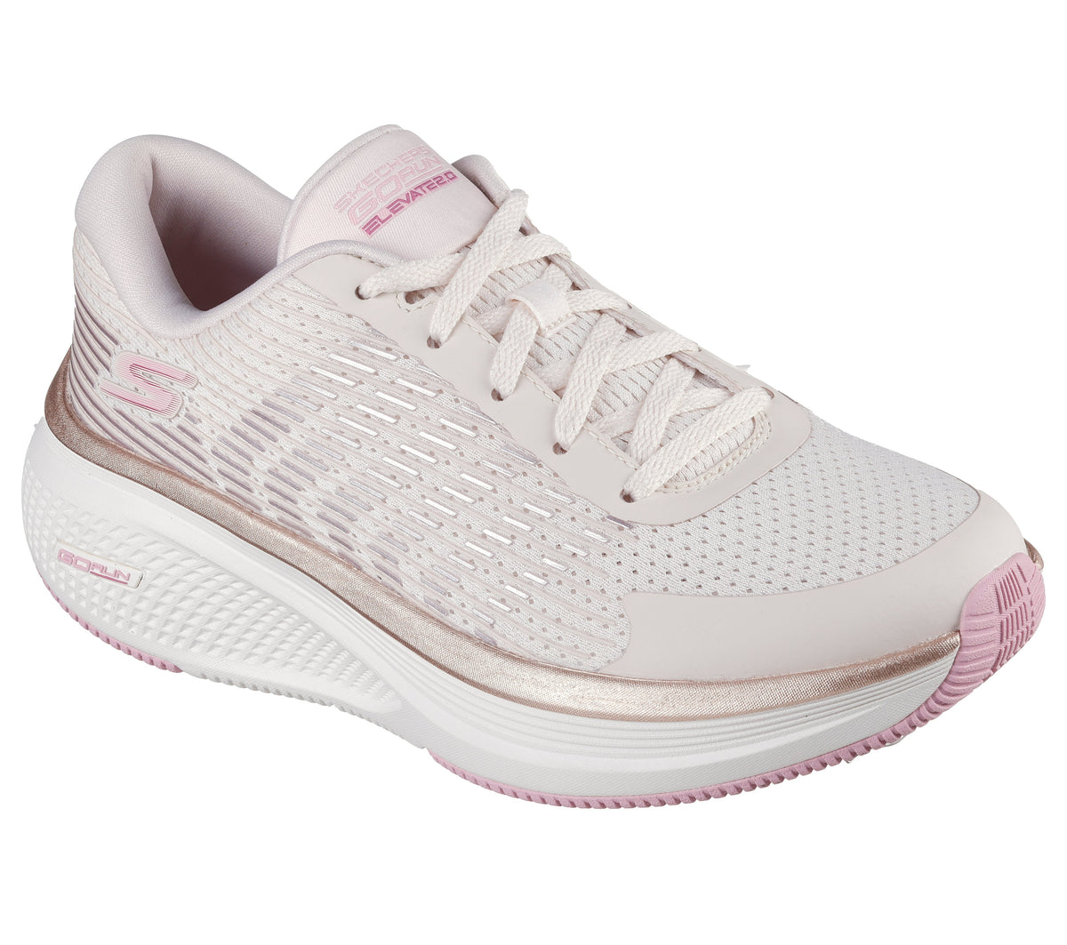 Skechers Pantofi dama GO RUN ELEVATE 2.0 129008 NATURAL/PINK ID4642-NTPK