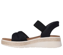 Skechers Sandale dama Slip Ins BOBS SUN RAY 114413 BLACK ID4645-BLK