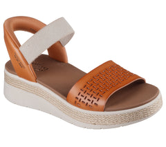 Skechers Sandale dama Slip Ins BOBS SUN RAY STEP ASIDE 114415 LUGGAGE ID4646-LUG